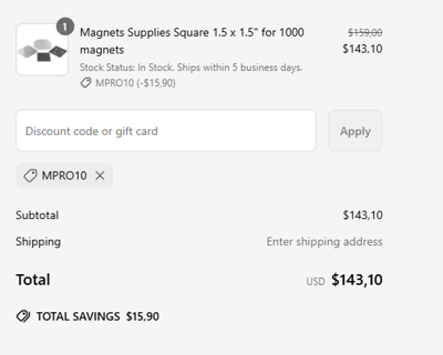 Proof of working MPRO promo codes and where to put or use MPRO coupon, added on 2025-05-22 00:00:00.