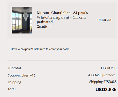 Proof of working Cherry Vintage Interior coupon codes and where to put or use Cherry Vintage Interior coupon, added on 2024-04-18 00:00:00.