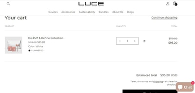 Proof of working LUCE Beauty promo codes and where to put or use LUCE Beauty coupon, added on 2025-05-30 00:00:00.