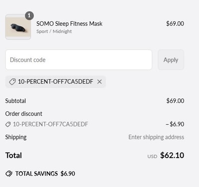 Proof of working SOMO Sleep Fitness promo codes and where to put or use SOMO Sleep Fitness coupon, added on 2025-05-30 00:00:00.