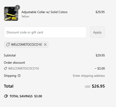 Proof of working Canine Outdoor Company promo codes and where to put or use Canine Outdoor Company coupon, added on 2025-06-02 00:00:00.