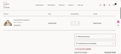 Bewijs van werkende Van Tjalle en Jasper actiecodes en waar je de Van Tjalle en Jasper kortingscode kunt invoeren of gebruiken, toegevoegd op 2025-06-04 00:00:00.