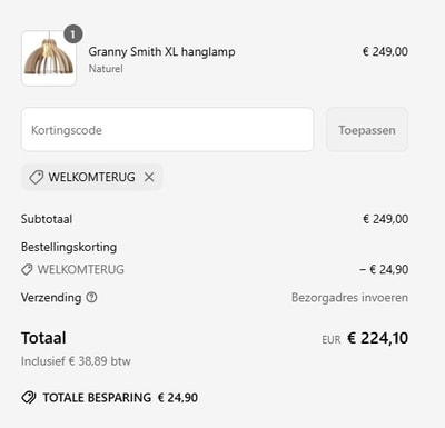 Bewijs van werkende Van Tjalle en Jasper actiecodes en waar je de Van Tjalle en Jasper kortingscode kunt invoeren of gebruiken, toegevoegd op 2025-03-03 00:00:00.