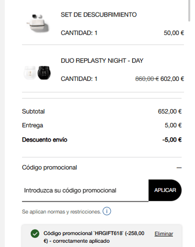 Prueba de que funciona el cupones de Helena Rubinstein y d&oacute;nde ingresarlo o usarlo, a&ntilde;adido el 2025-06-09 00:00:00.