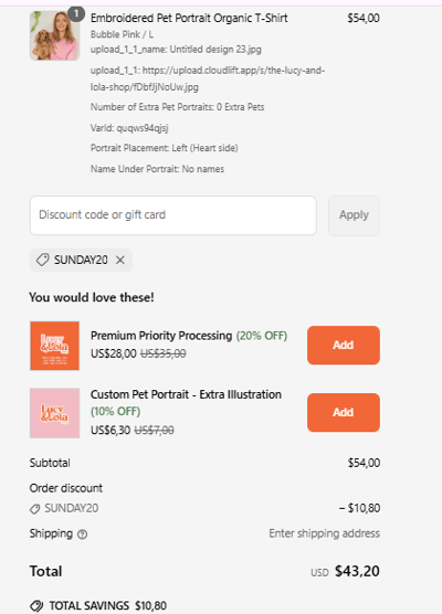 Proof of working Lucy and Lola Shop voucher codes and where to put or use Lucy and Lola Shop coupon, added on 2025-06-09 08:13:56.