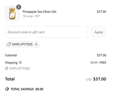 Proof of working Sea Moss Hut promo codes and where to put or use Sea Moss Hut coupon, added on 2025-06-11 00:00:00.