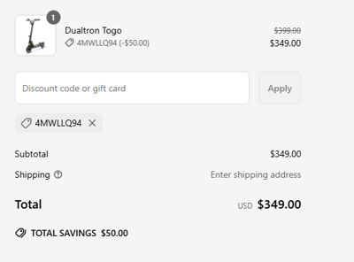 Proof of working EcoReco Scooter promo codes and where to put or use EcoReco Scooter coupon, added on 2025-06-19 00:00:00.