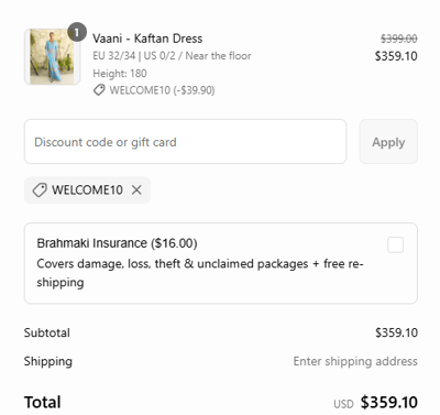 Proof of working Brahmaki coupon codes and where to put or use Brahmaki coupon, added on 2025-06-19 00:00:00.
