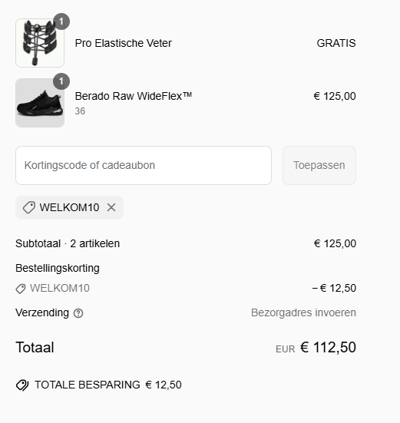 Bewijs van werkende Berado promotiecodes en waar je de Berado kortingscode kunt invoeren of gebruiken, toegevoegd op 2025-06-23 00:00:00.