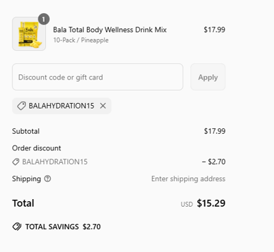 Proof of working Bala Enzyme discount codes and where to put or use Bala Enzyme coupon, added on 2025-06-26 00:00:00.