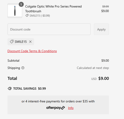 Proof of working Colgate promo codes and where to put or use Colgate coupon, added on 2025-02-12 00:00:00.