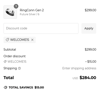 Proof of working RingConn promo codes and where to put or use RingConn coupon, added on 2025-01-10 00:00:00.