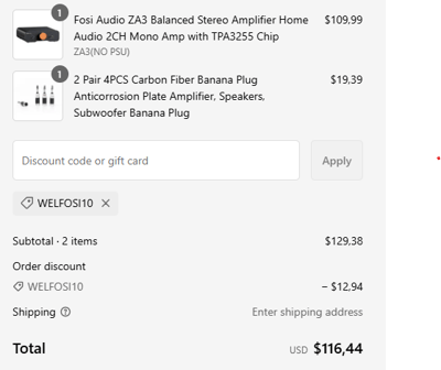 Proof of working Fosi Audio discount codes and where to put or use Fosi Audio coupon, added on 2025-03-01 00:00:00.