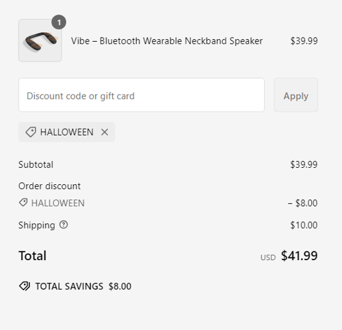 proof of working Jabees Store coupon codes HALLOWEEN