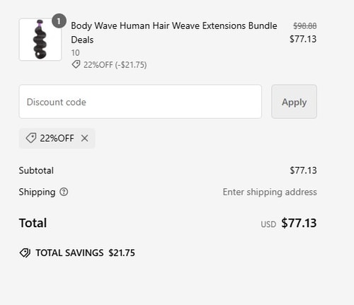 proof of working KimWig coupon codes 22%✱✱✱
