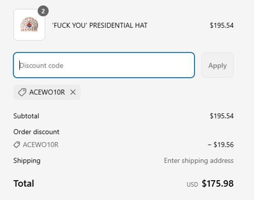 proof of working Ace World Apparel coupon codes ACEW✱✱✱✱