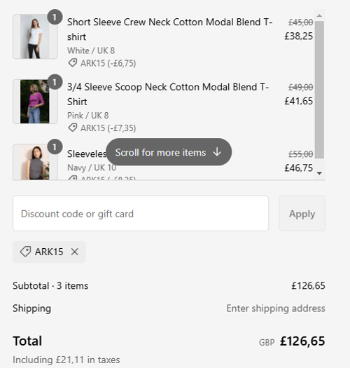 proof of working Lavender Hill Clothing discount codes ARK15