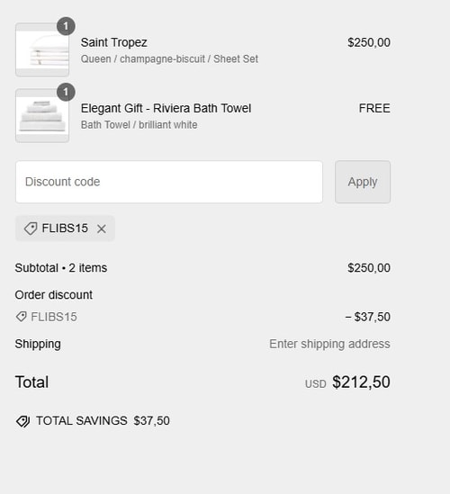 proof of working Elegant Strand coupon codes FLIB✱✱✱