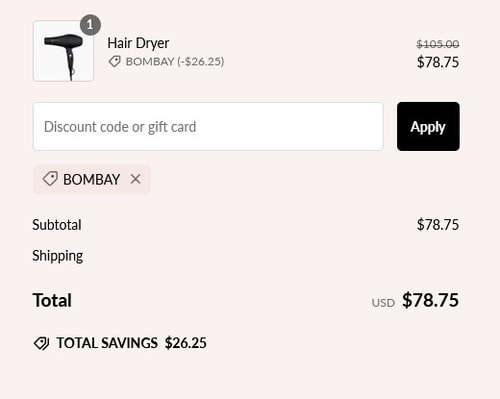 proof of working Bombay Hair discount codes BOMBAY