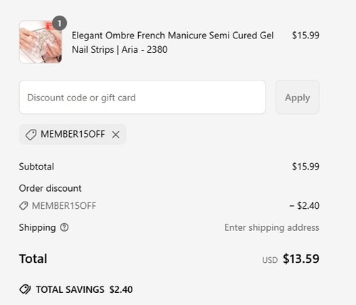 proof of working Danni & Toni coupon codes MEMBER15OFF