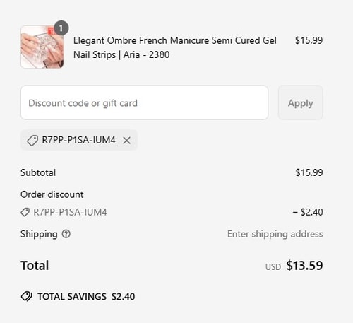 proof of working Danni & Toni coupon codes R7PP-P1SA-IUM4