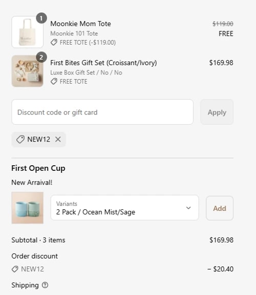 proof of working Moonkie discount codes NEW12