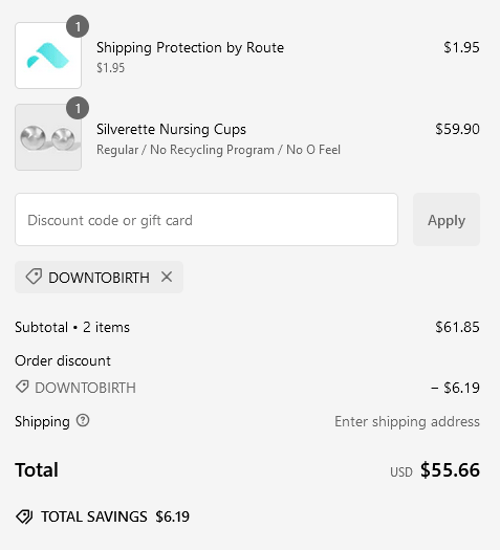 proof of working Silverette discount codes DOWNTOBIRTH