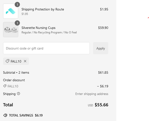 proof of working Silverette discount codes FALL10