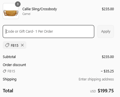 proof of working Latico Leathers promo codes FB15