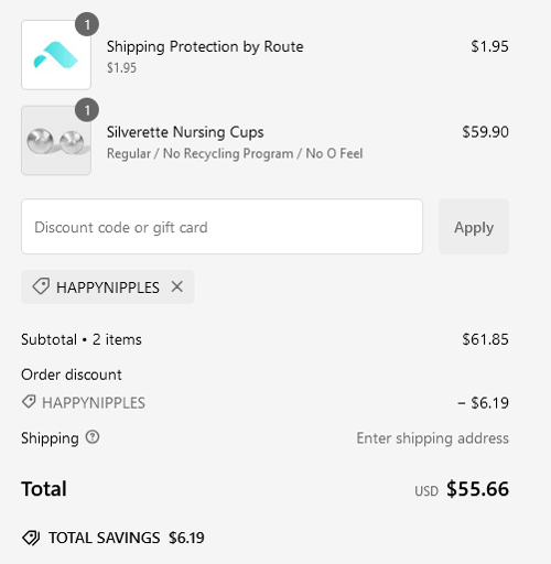 proof of working Silverette discount codes HAPPYNIPPLES