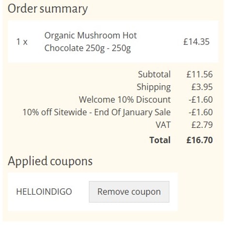 proof of working Indigo Herbs discount codes HELLOI✱✱✱✱✱