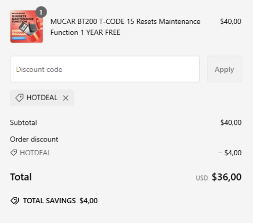 proof of working ThinkCar coupon codes HOTDEAL