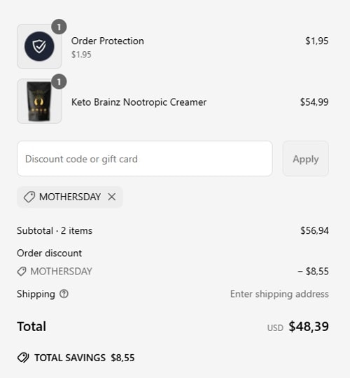 proof of working Keto Brainz discount codes MOTHERSDAY