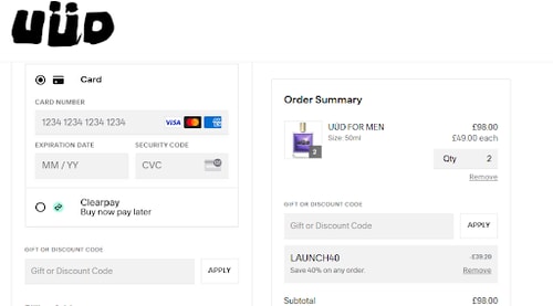 proof of working Uud Fragrances discount codes LAUN✱✱✱✱
