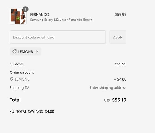 proof of working CASELES coupon codes LEMON8