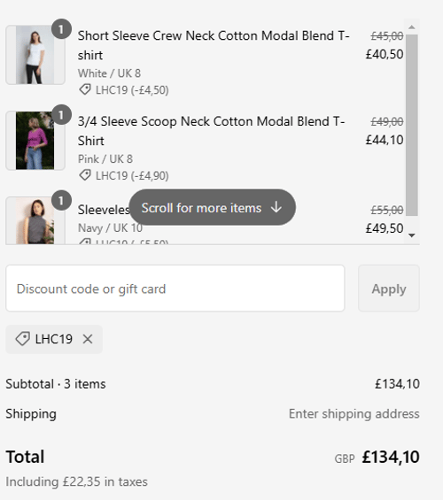 proof of working Lavender Hill Clothing discount codes LHC19