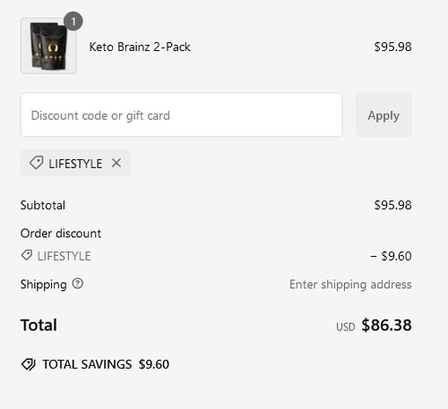 proof of working Keto Brainz discount codes LIFESTYLE