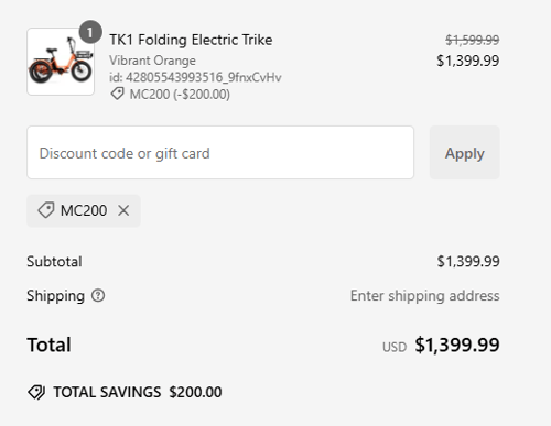 proof of working Mooncool coupon codes MC200
