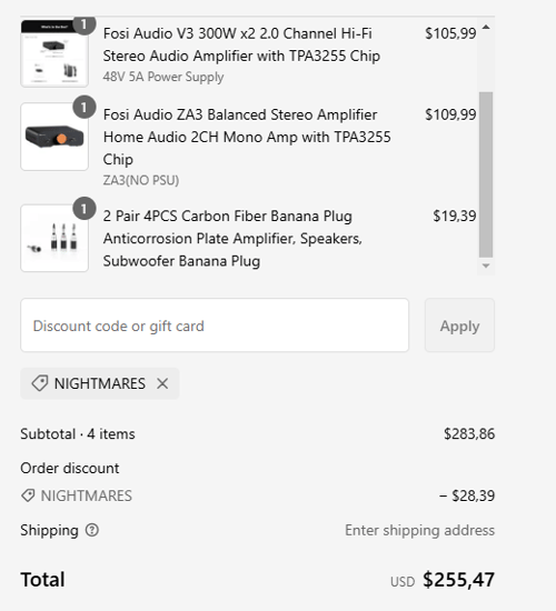 proof of working Fosi Audio coupon codes NIGHTMARES
