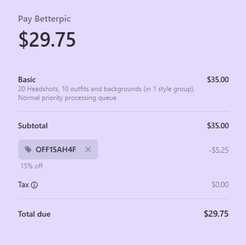 proof of working BetterPic promo codes OFF15AH4F