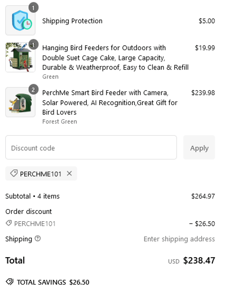 proof of working PerchMe coupon codes PERCHME101