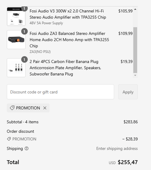 proof of working Fosi Audio coupon codes PROMOTION