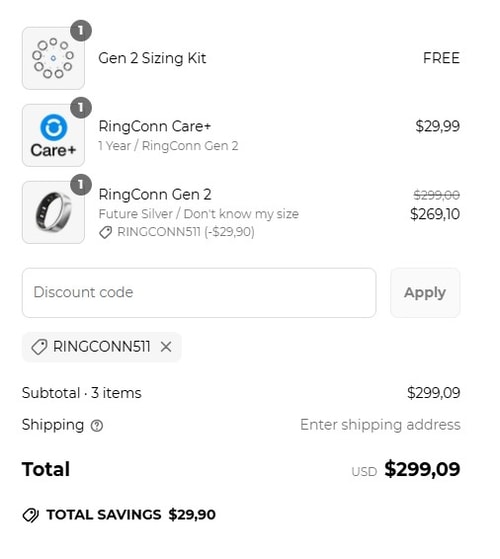 proof of working RingConn discount codes RINGCONN511