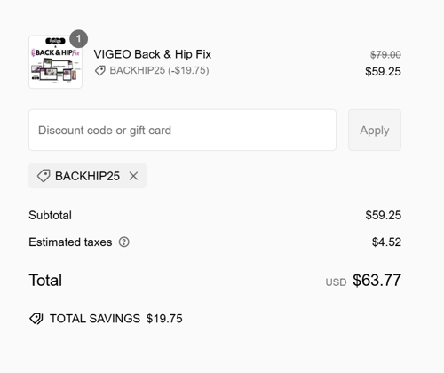 proof of working Rollga Foam Rollers coupon codes BACKHIP25