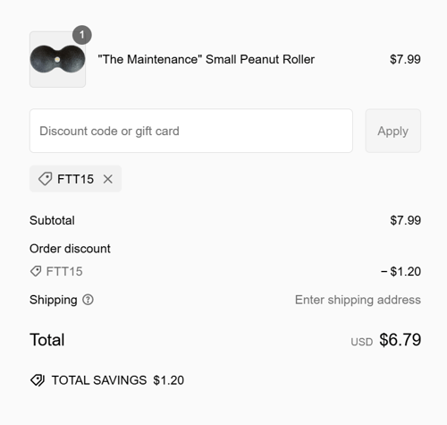proof of working Rollga Foam Rollers coupon codes FTT15