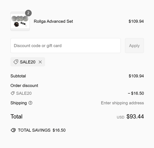 proof of working Rollga Foam Rollers coupon codes SALE20