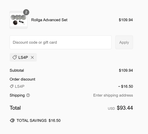 proof of working Rollga Foam Rollers coupon codes LS4P