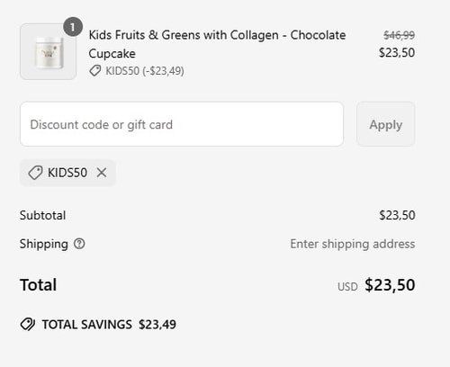 proof of working Sana Life discount codes KIDS50