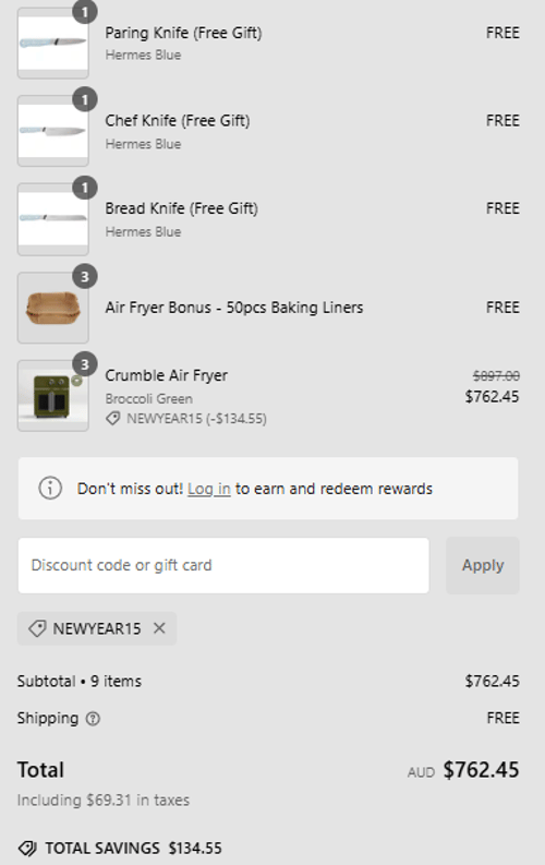 proof of working Crumble Cookware discount codes NEWYEAR15