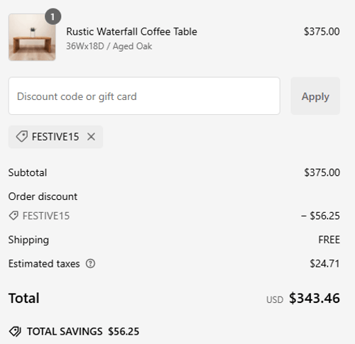 proof of working Urbandi discount codes FESTIVE15